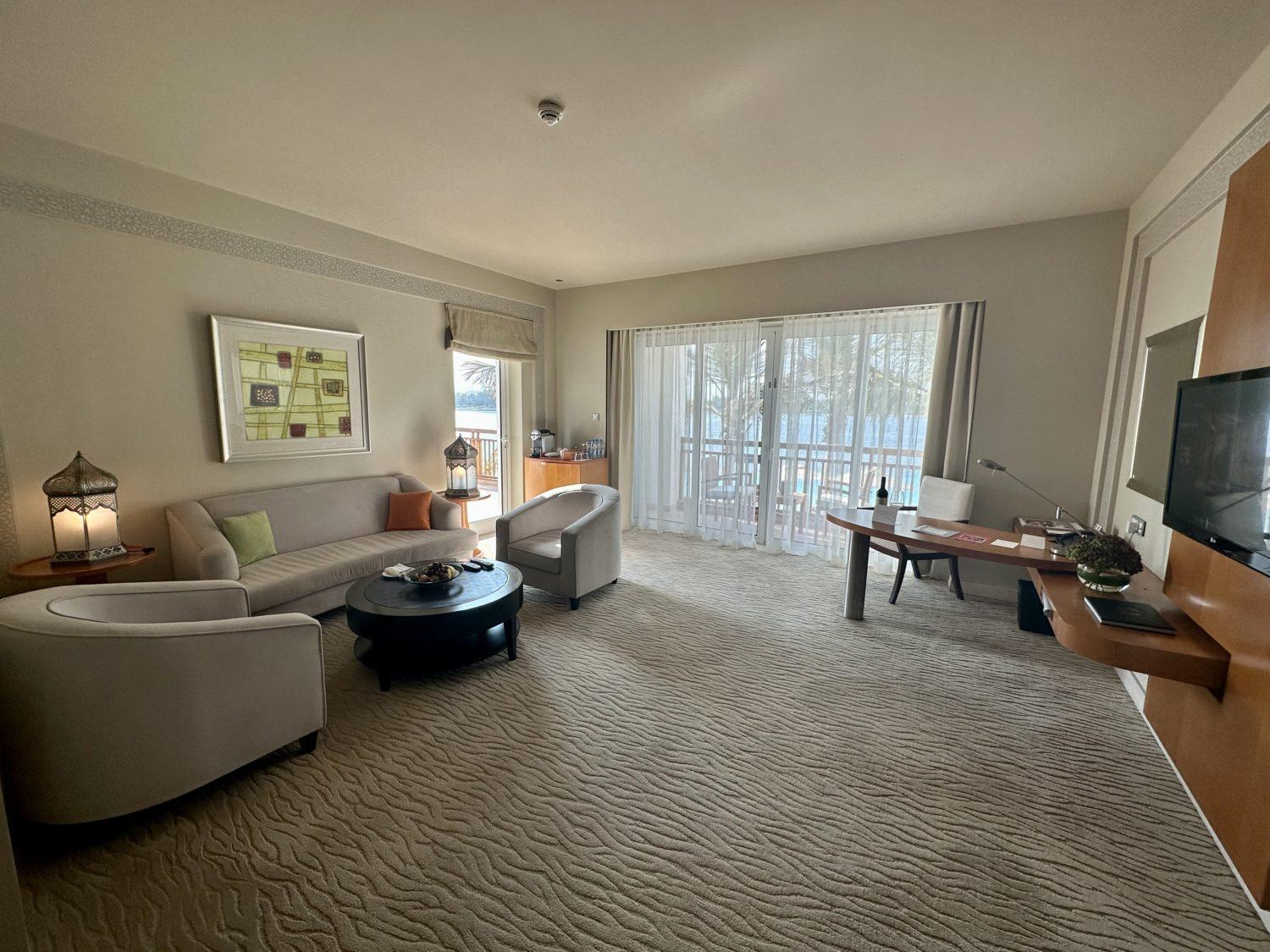 Park Hyatt living room suite