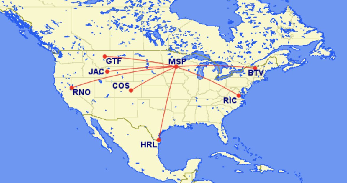 Delta route expansion MSP