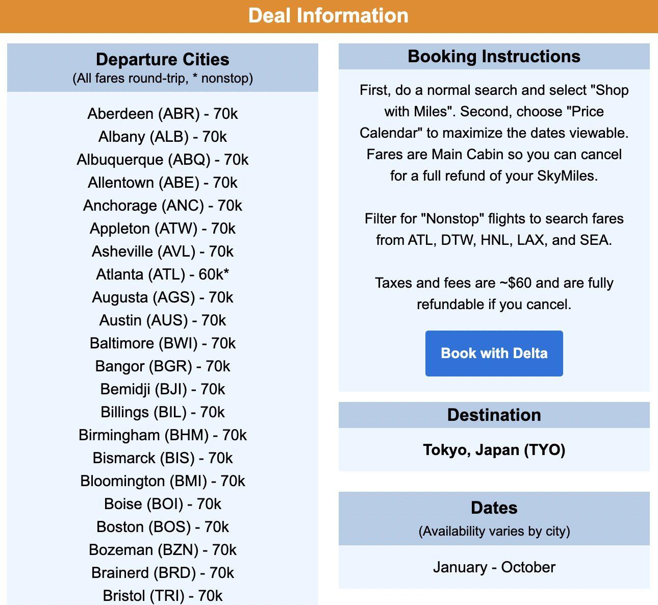 Cheap flights to Japan