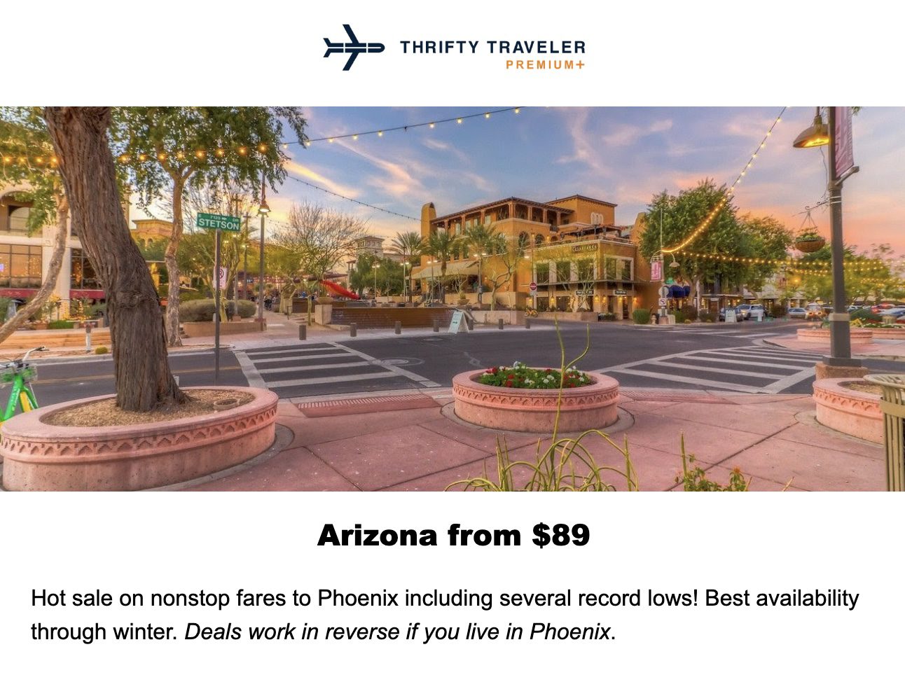 Cheap flights to Phoenix