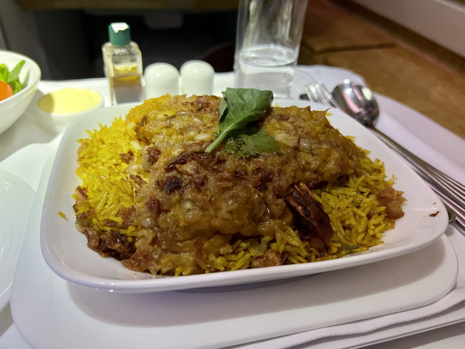 emirates business class meal