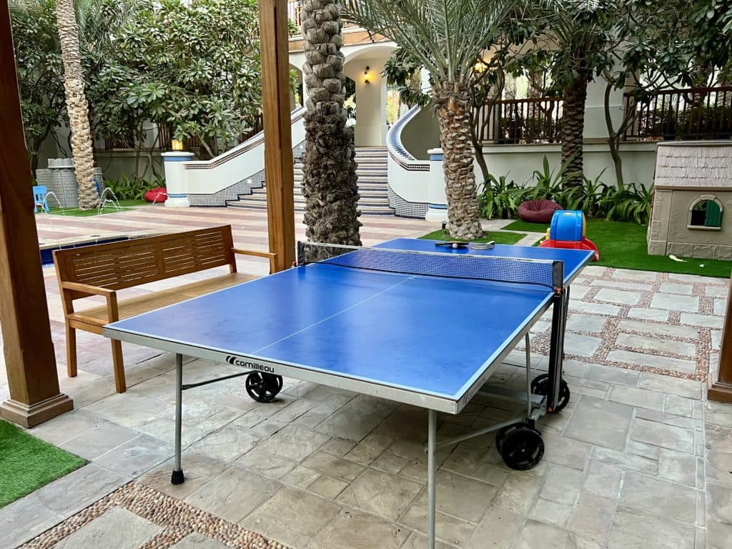 park hyatt dubai ping pong