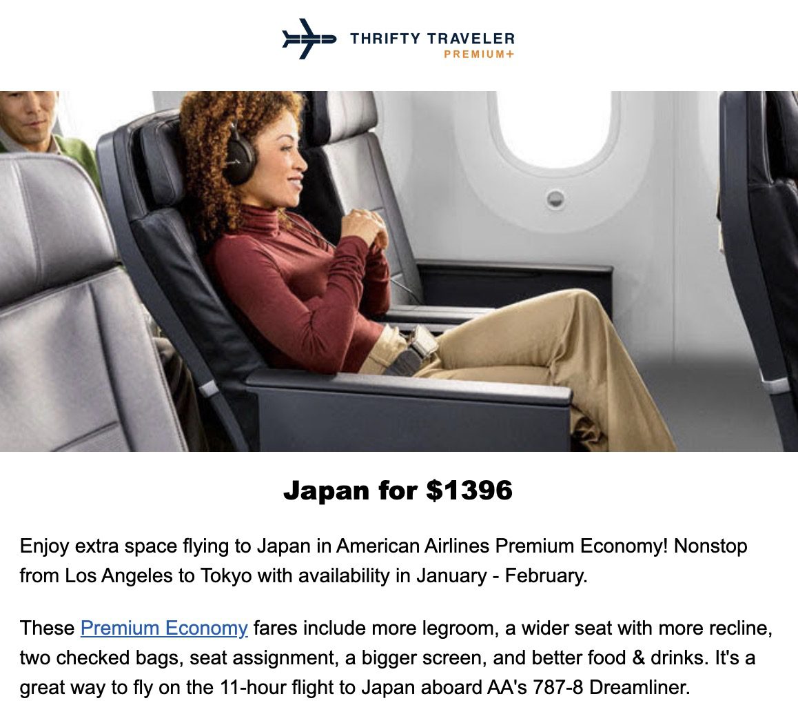 Japan premium economy