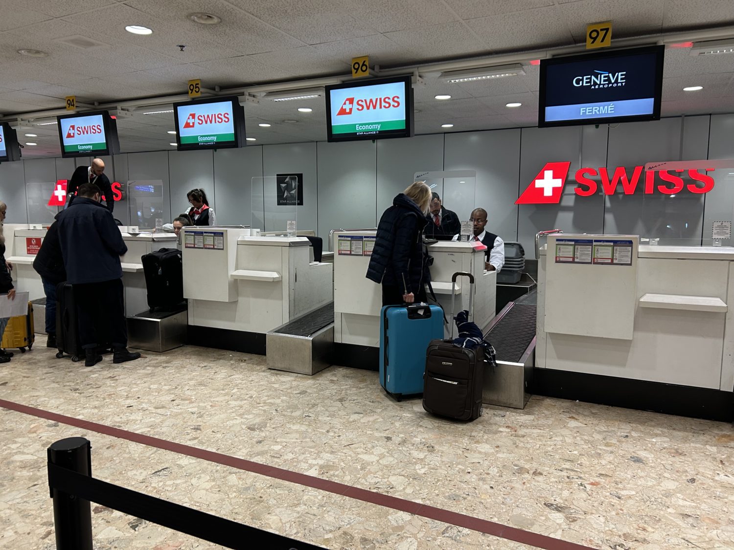 Swiss Geneva check in