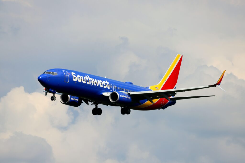 southwest airlines plane