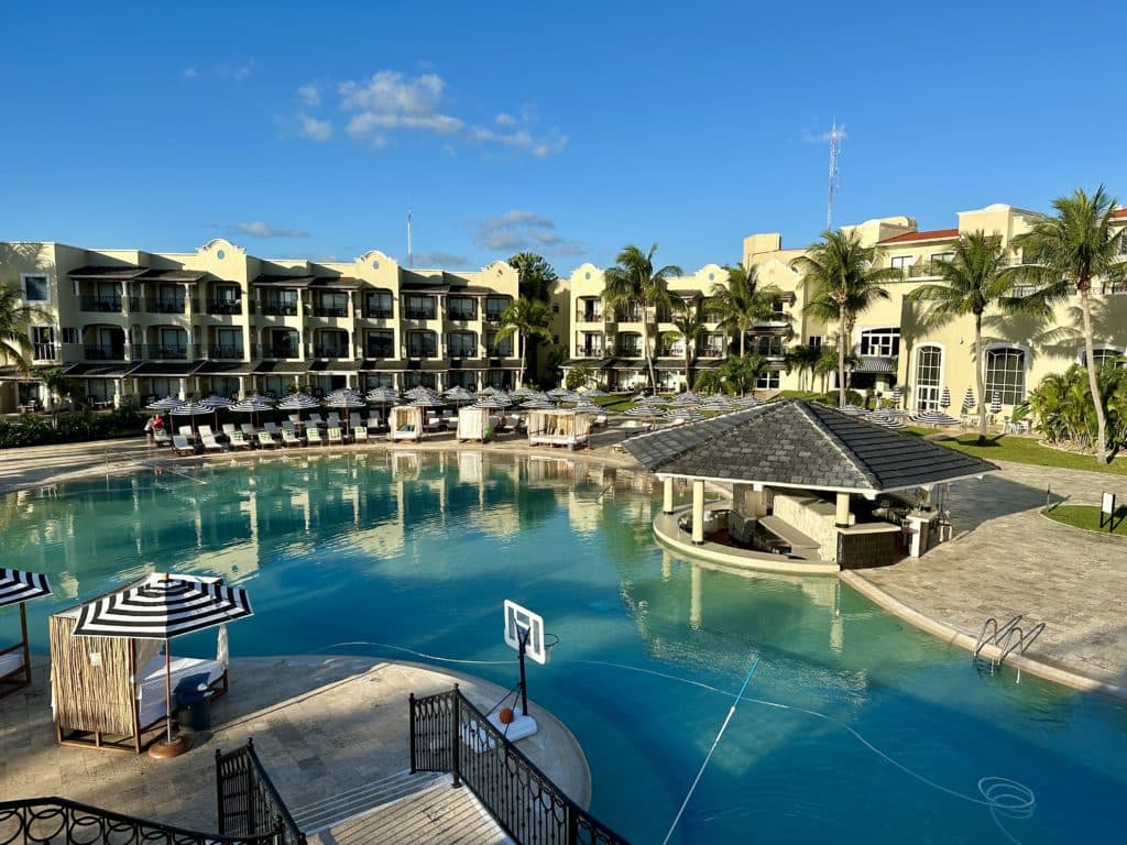 hyatt zilara riviera maya pool arial view