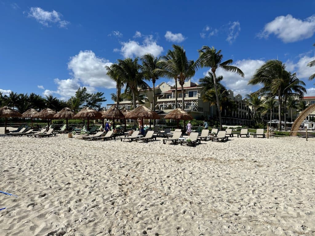 zilara riviera maya beach seating