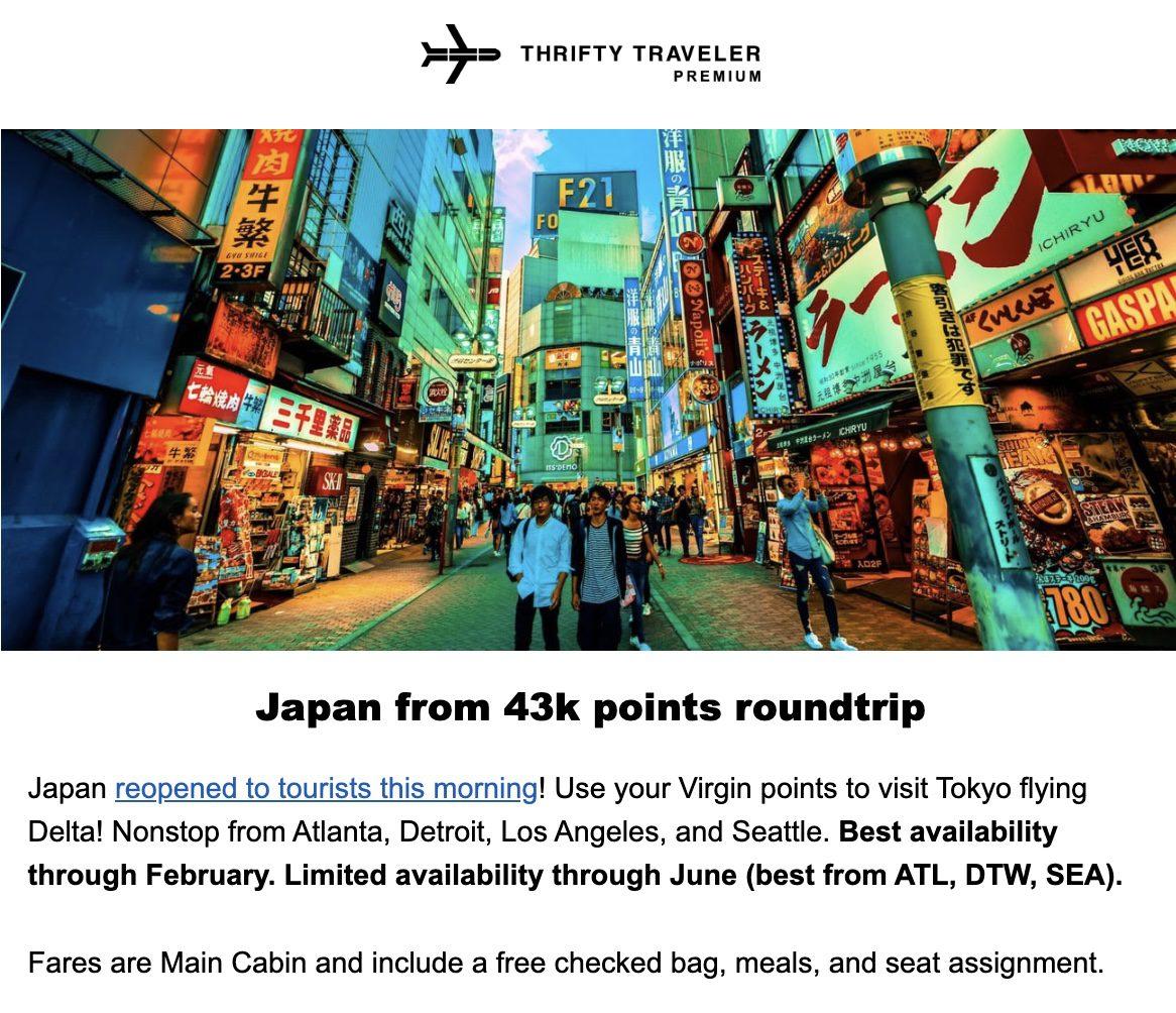 Virgin points Delta fare