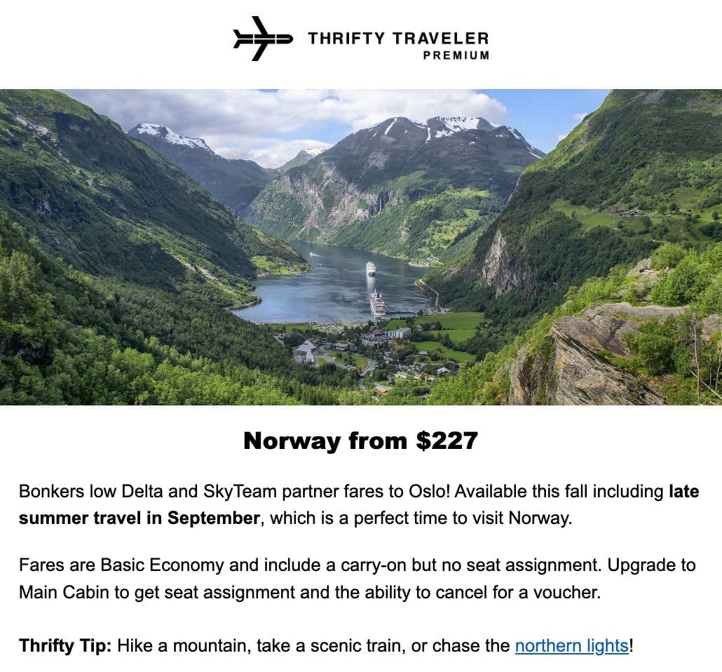 oslo norway fares