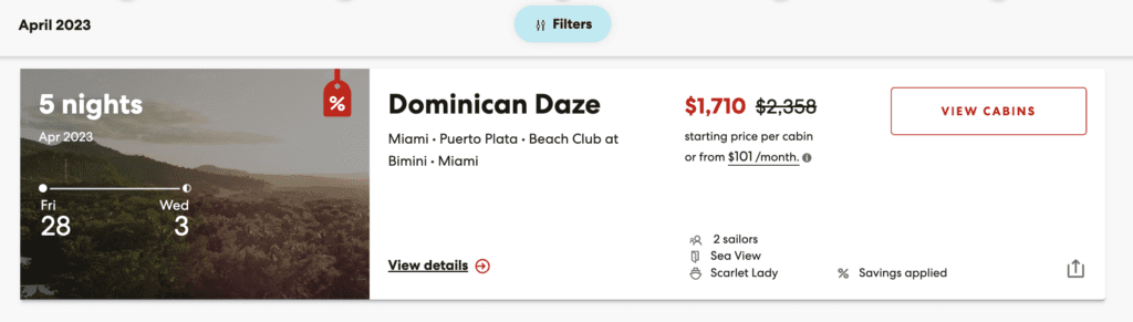 virgin dominican daze cruise