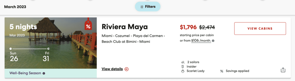 virgin riviera maya cruise