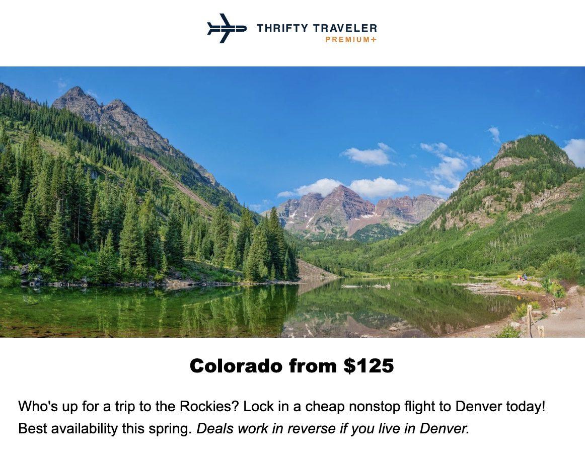 Denver flight deal