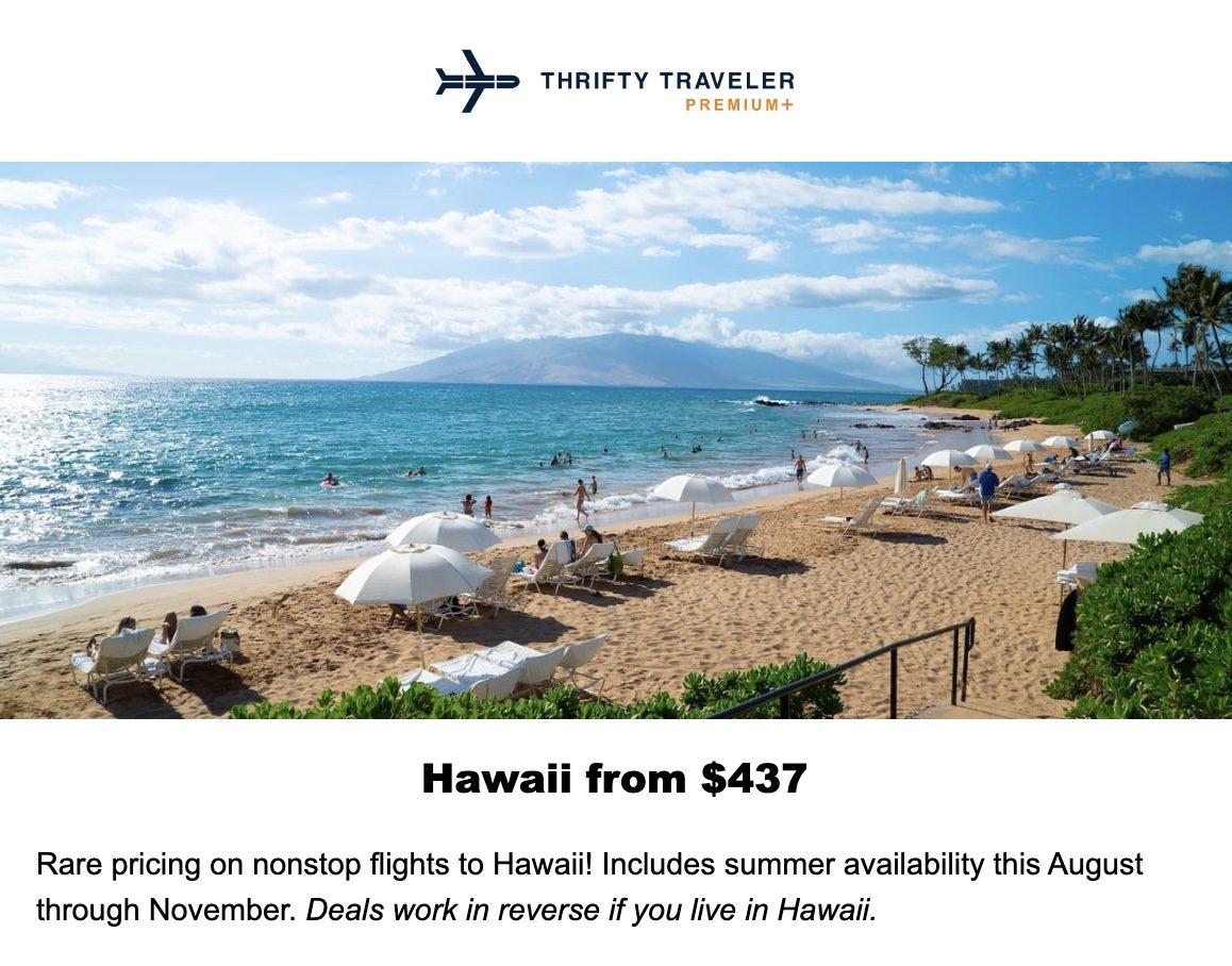 Hawaii flight deal