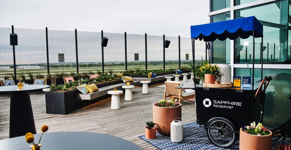 Now Open: Chase’s ‘Sapphire Terrace’ at Austin (AUS)