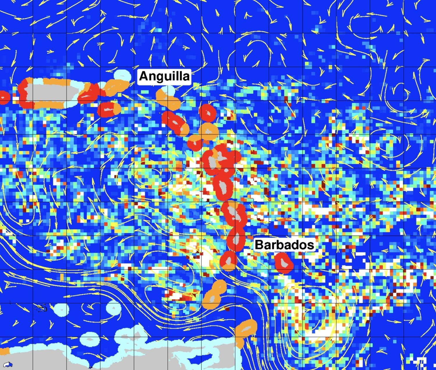 NOAA sargassum inundation