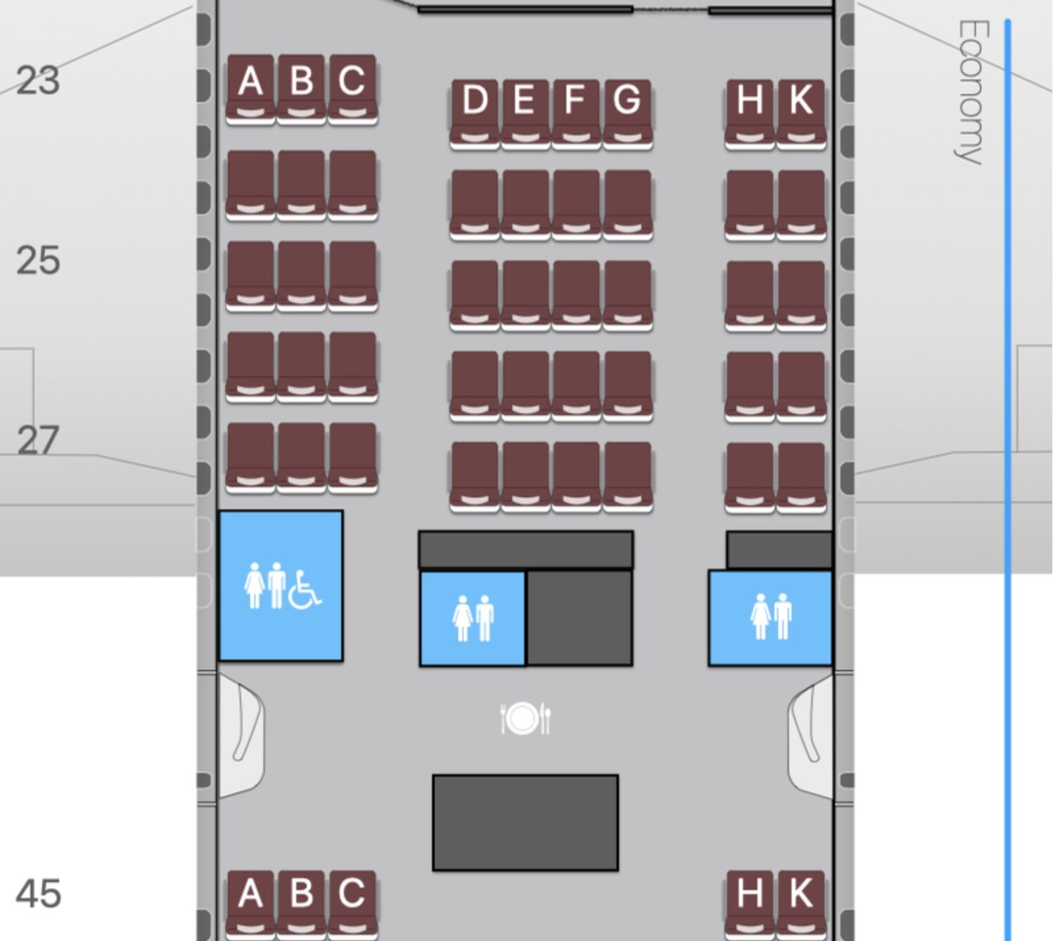 Aerolopa seat map JAL