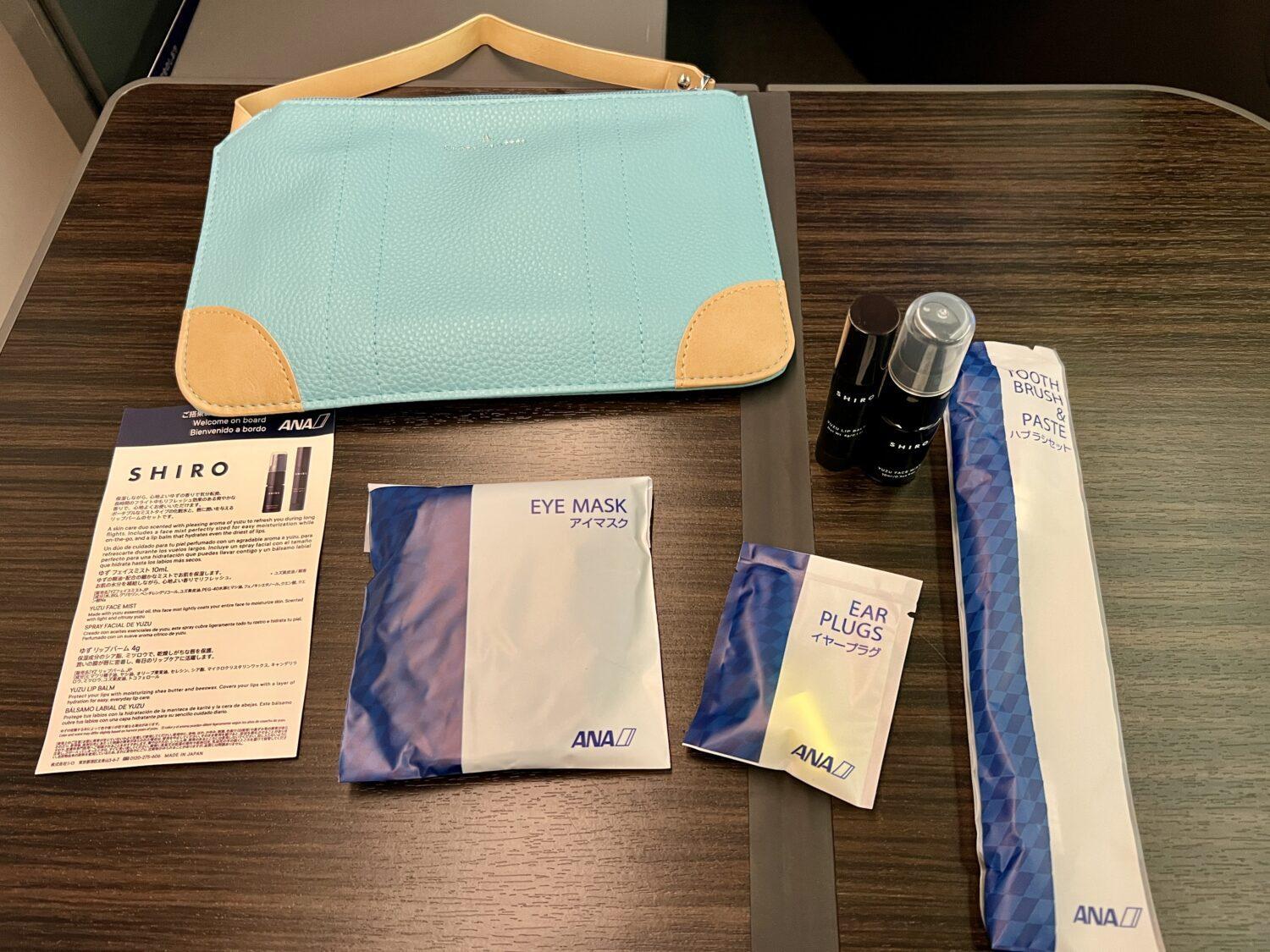 ana business class amenity kit