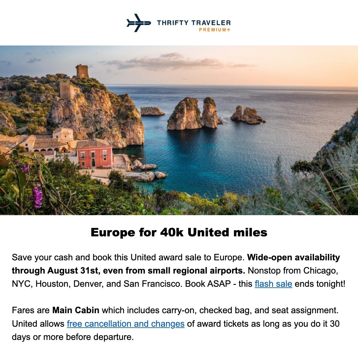 united miles sale to europe