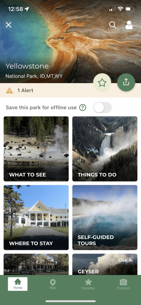 National Park Service app