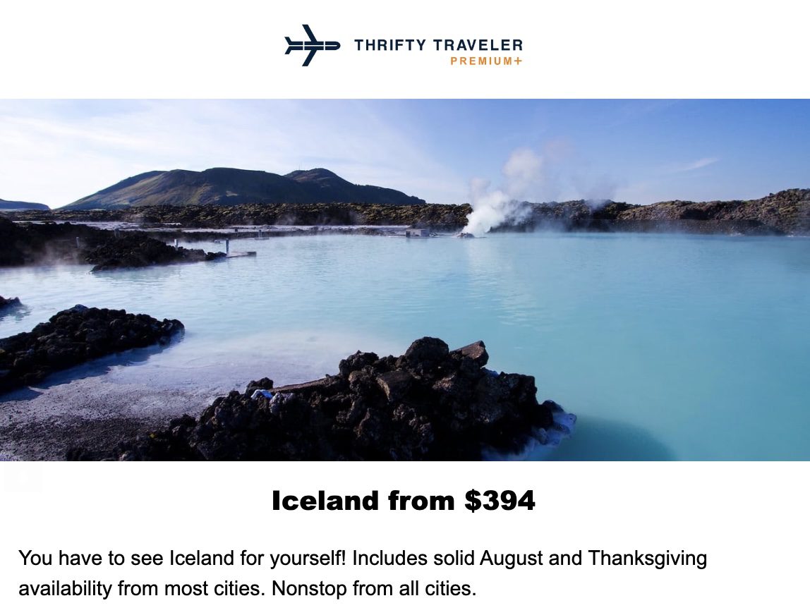 Iceland flight deal