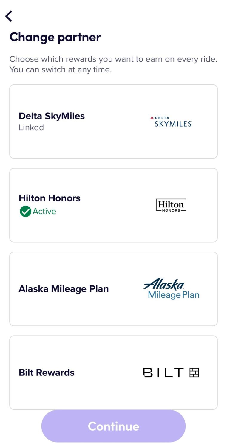 lyft app hilton