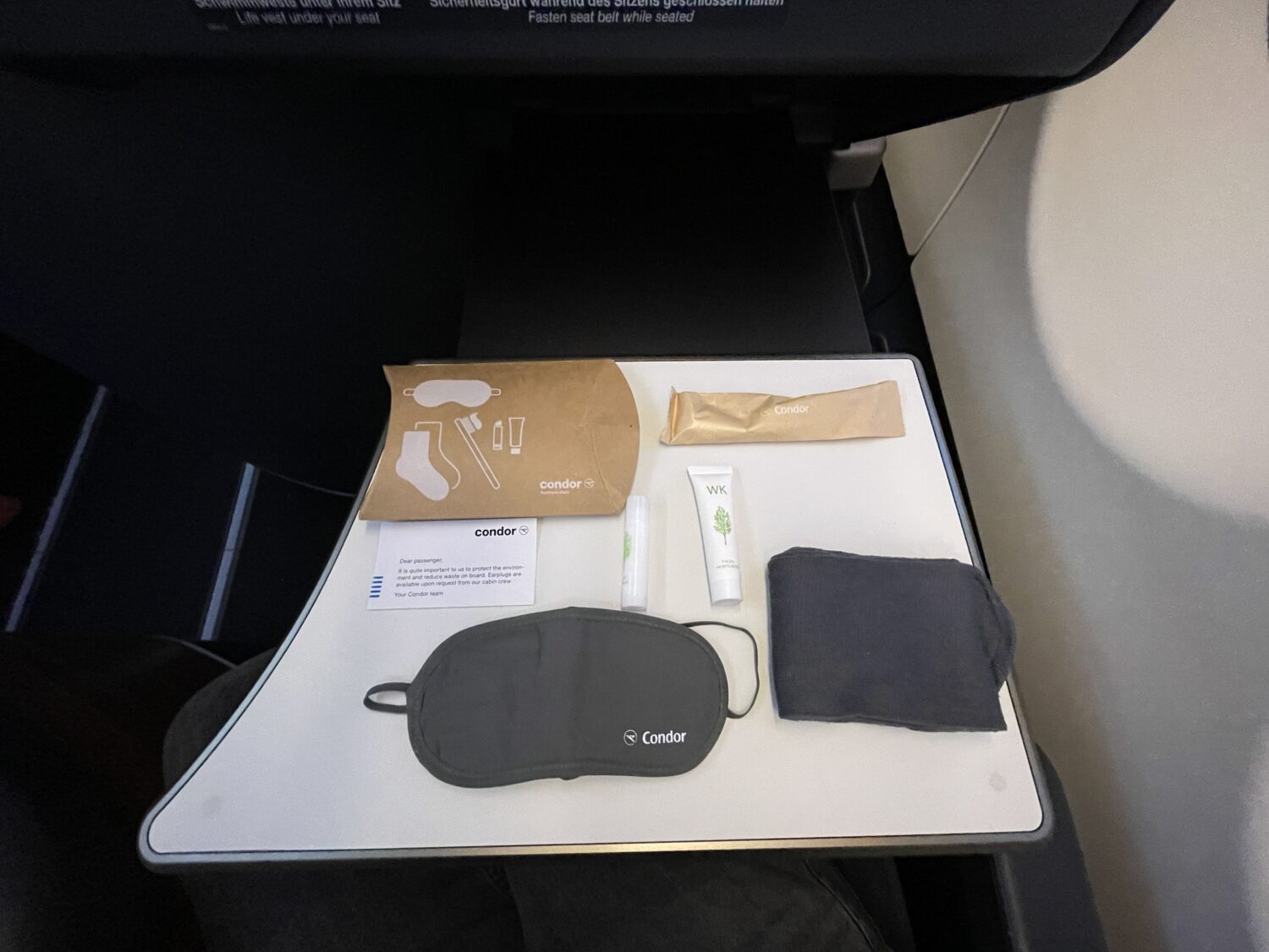 Condor Airlines Amenity Kit