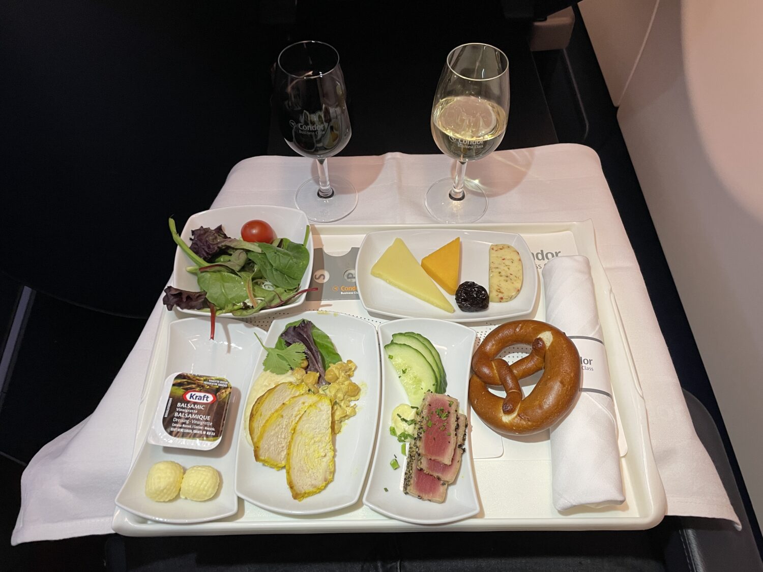 Condor Airlines Business Class Food