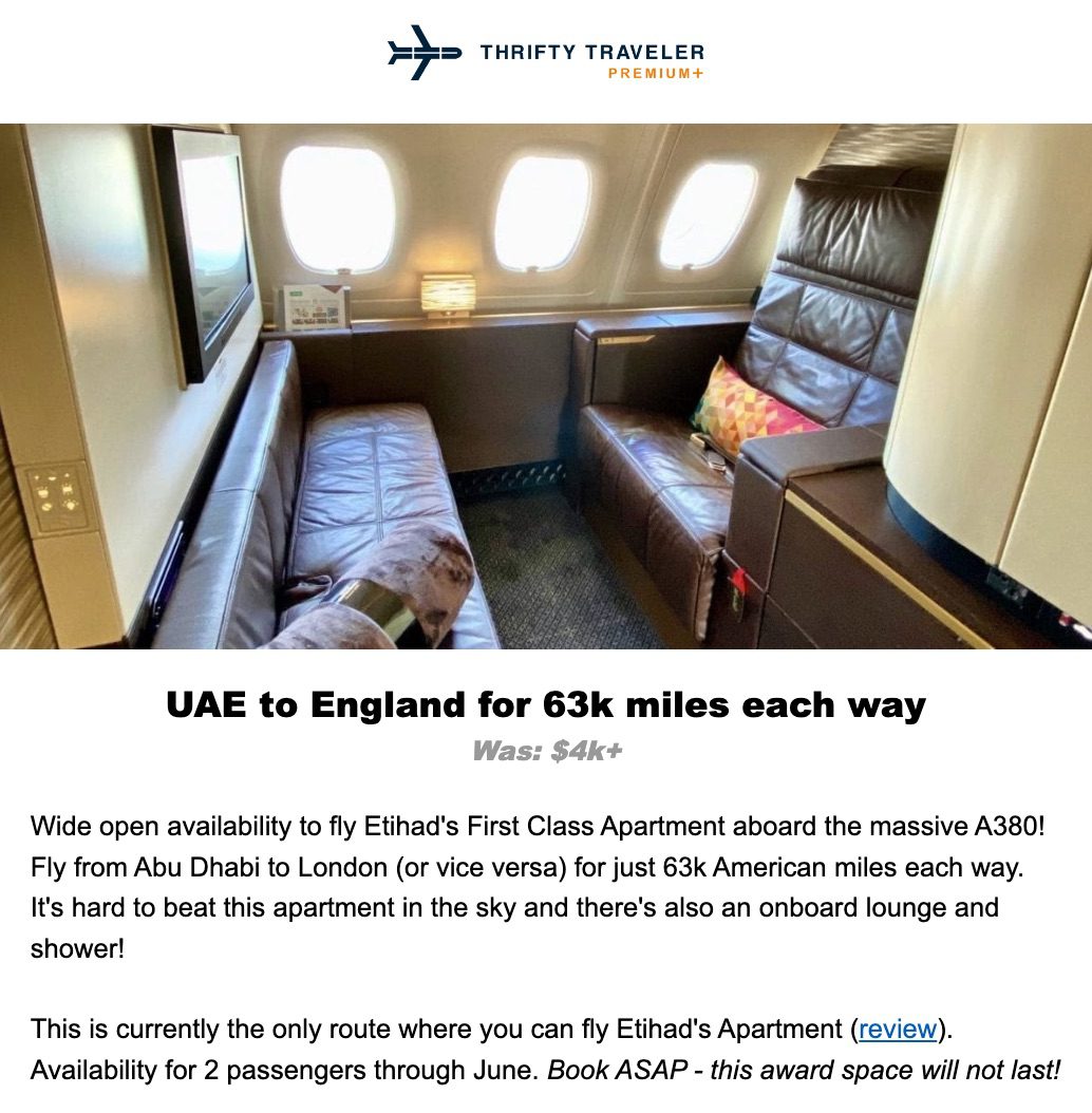 etihad apartment deal