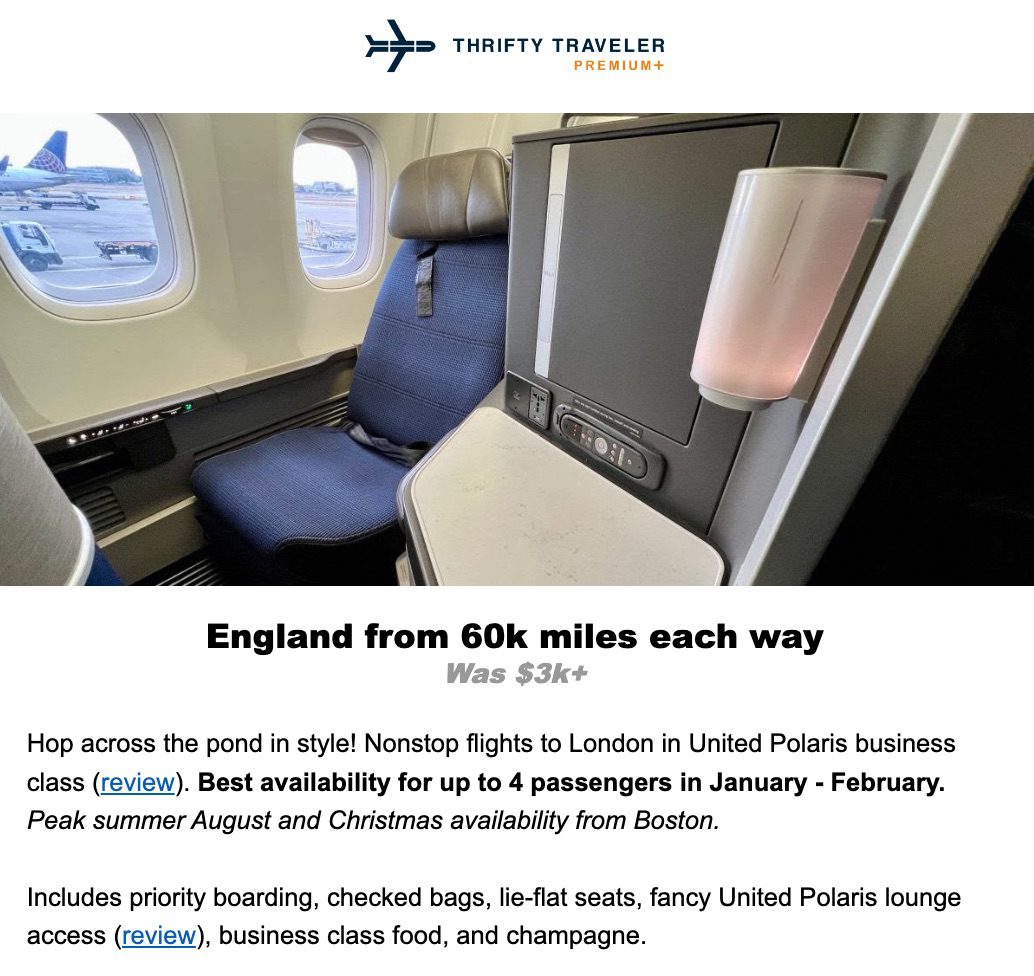 united polaris business class