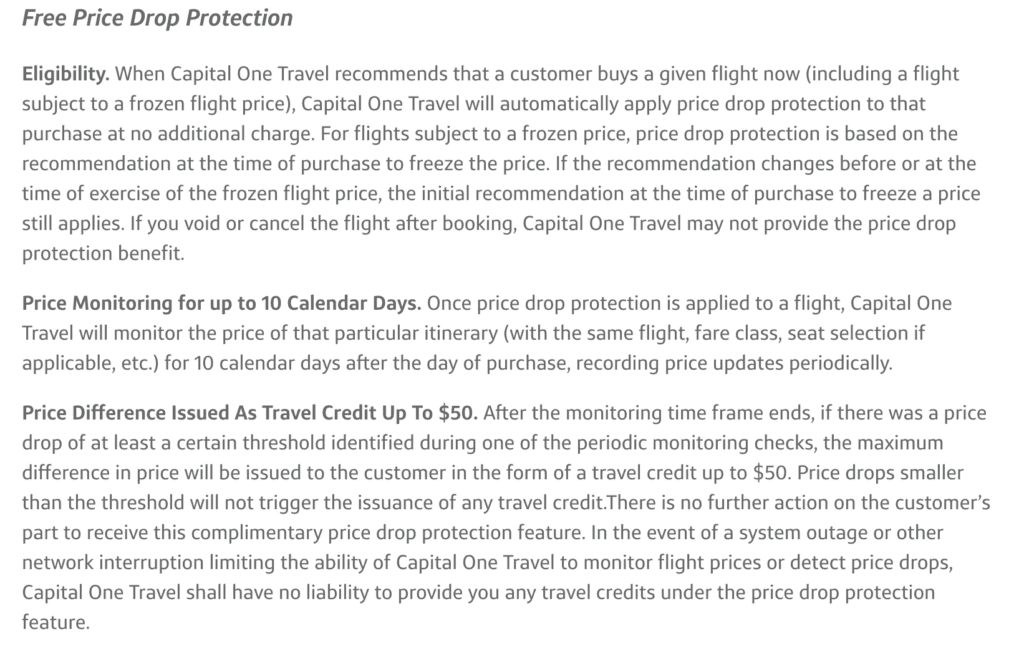 venture x price drop protection