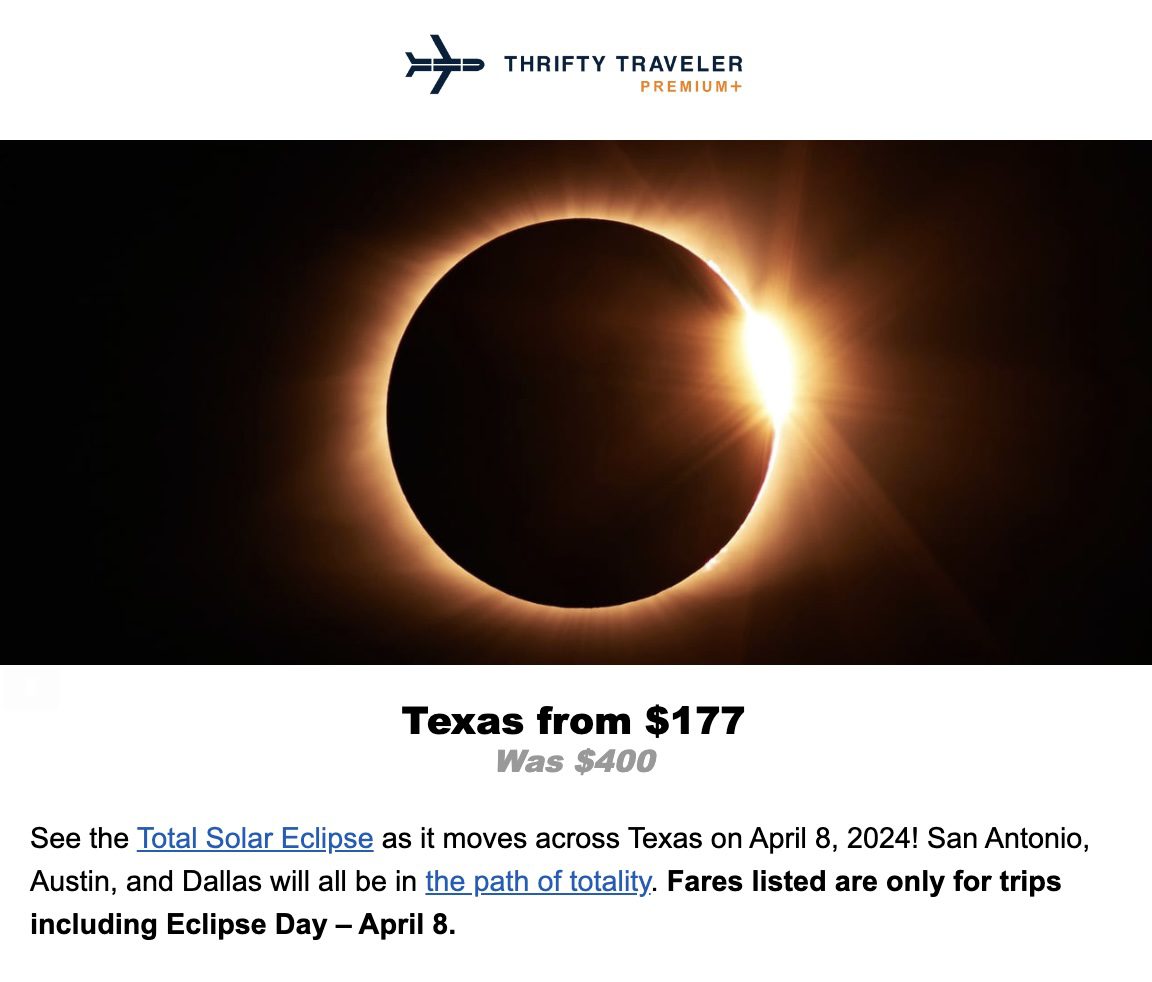 Eclipse travel spring 2024