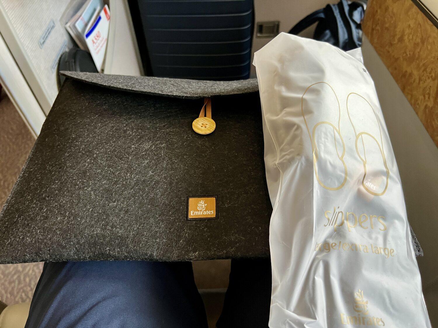 emirates first class pajamas