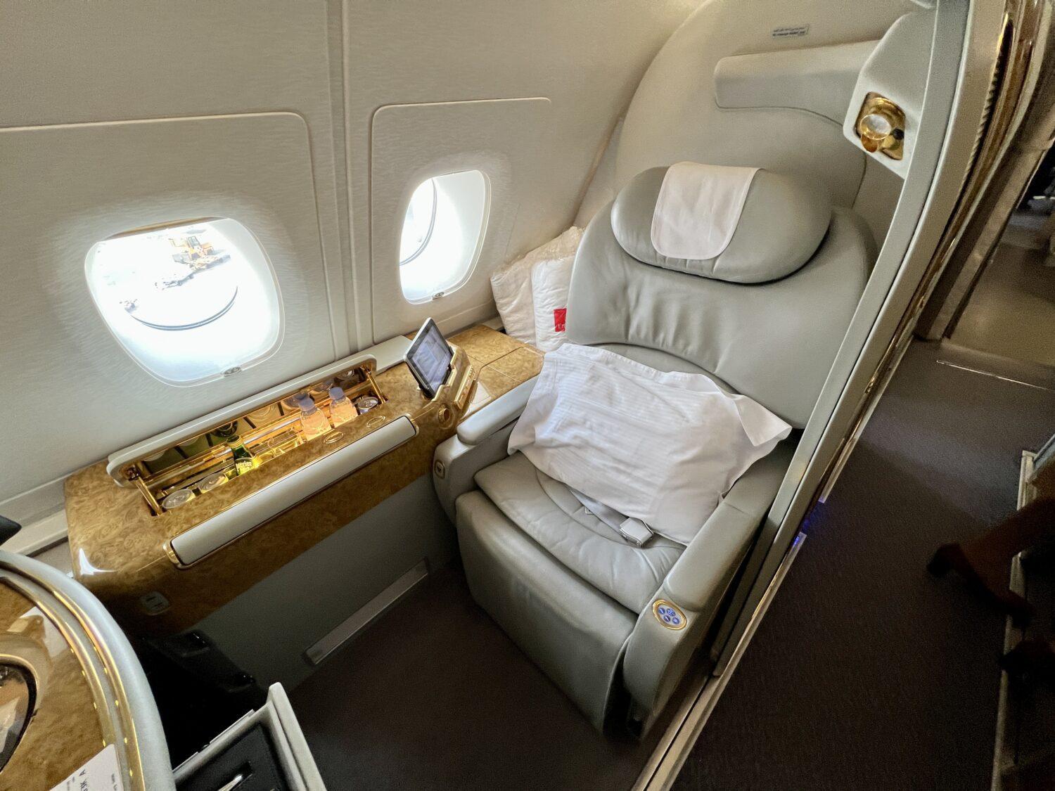 emirates first class seats