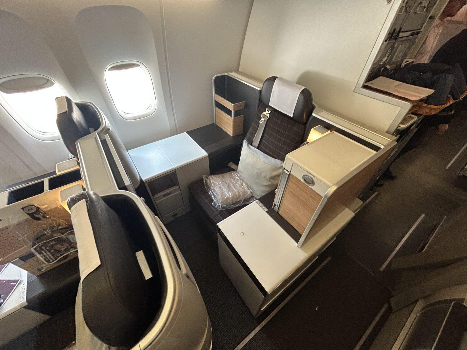 SWISS business class