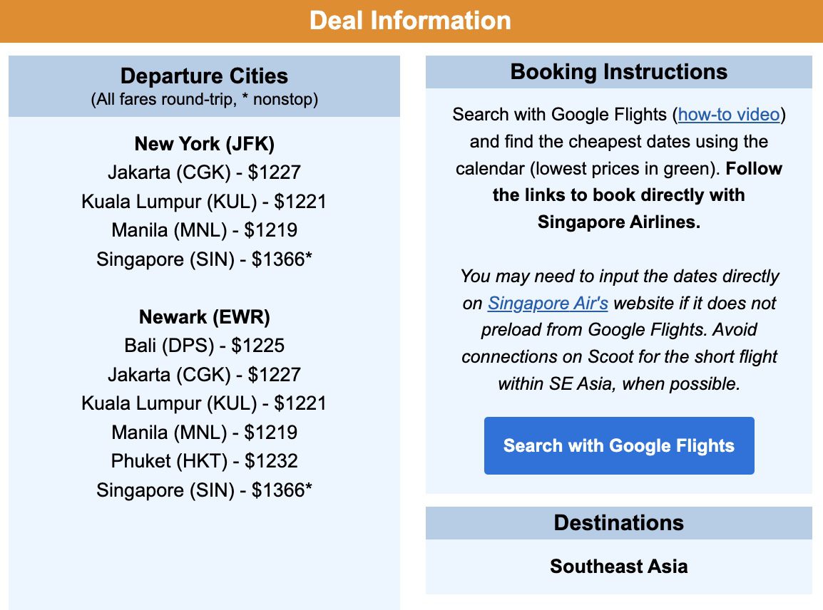 Longest flight in the world deal