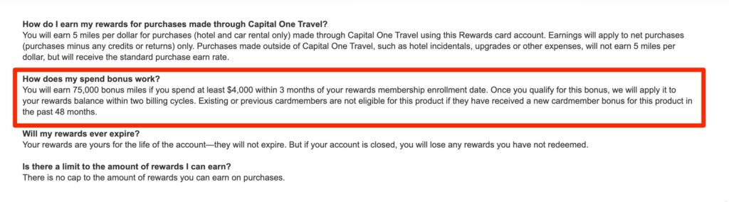 capital one new application rule