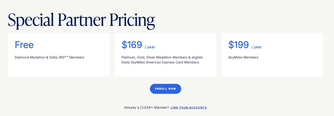 clear delta pricing