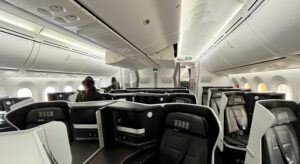 Zipair business class cabin