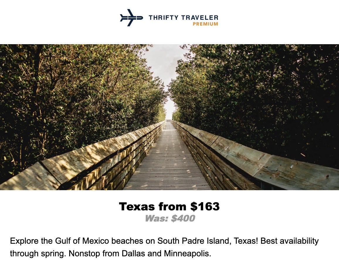 South Padre Island, Texas flight deal