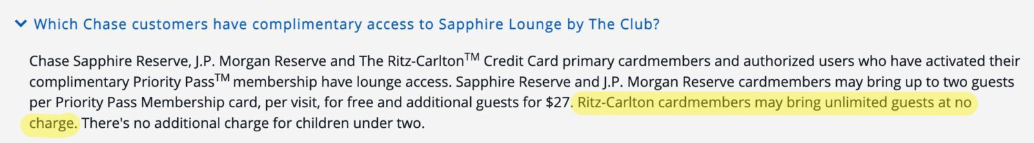 chase sapphire lounge policies