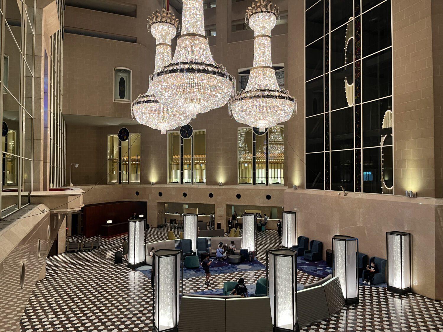 lobby of the Hyatt Regency Tokyo