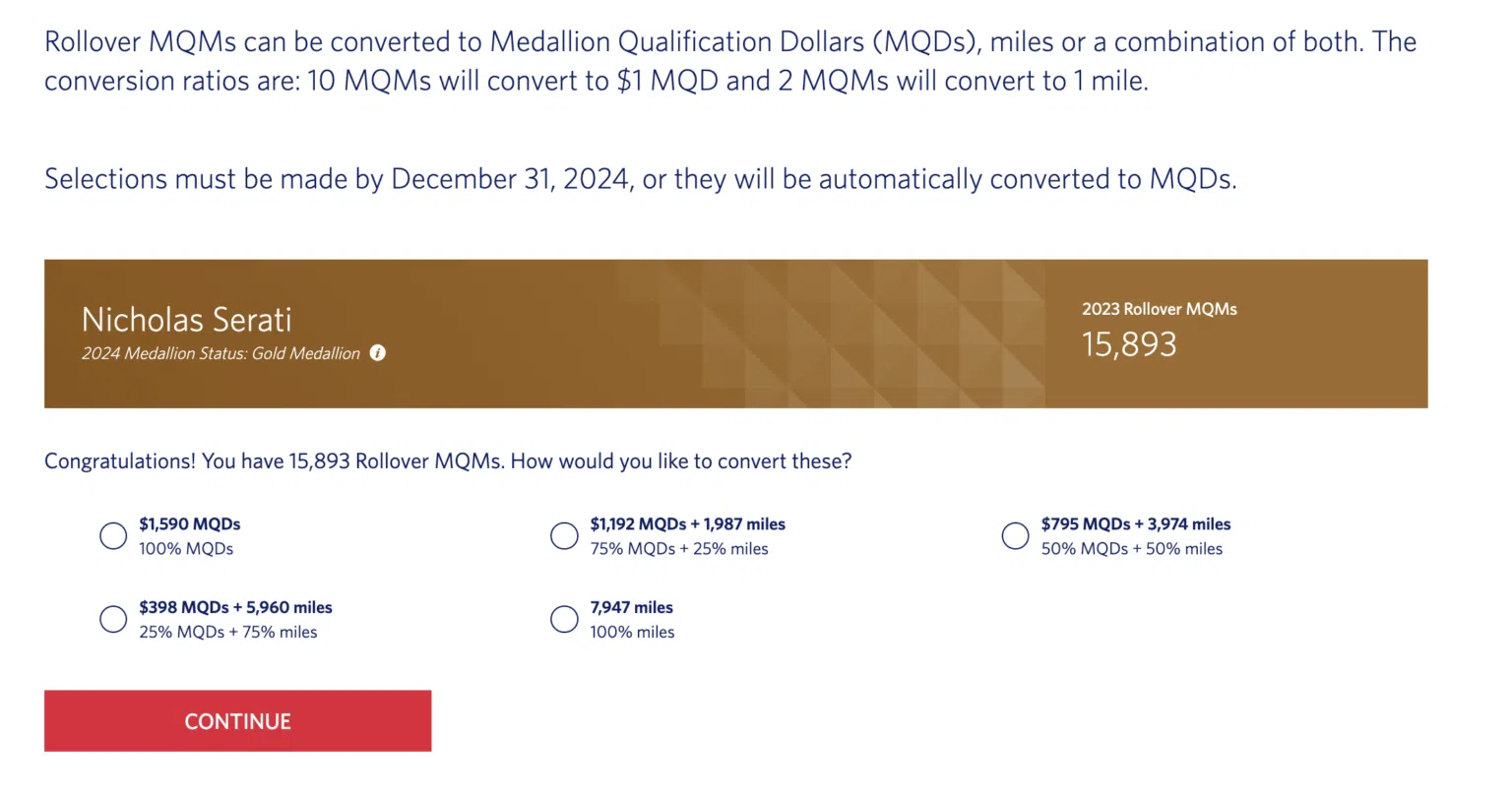 How to Roll Over Your Delta Medallion Qualifying Miles (MQMs) From Last