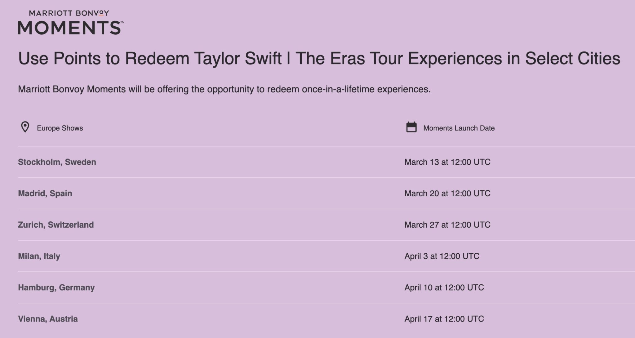 Marriott is Giving Away Taylor Swift Eras Tour Tickets (And Even a Full