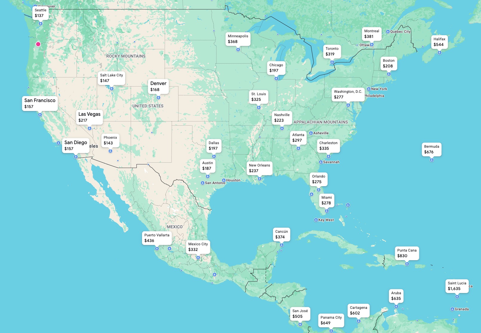 How You Can Still Save on Spring Break Flights for 2026 5 Google FLights Explore map