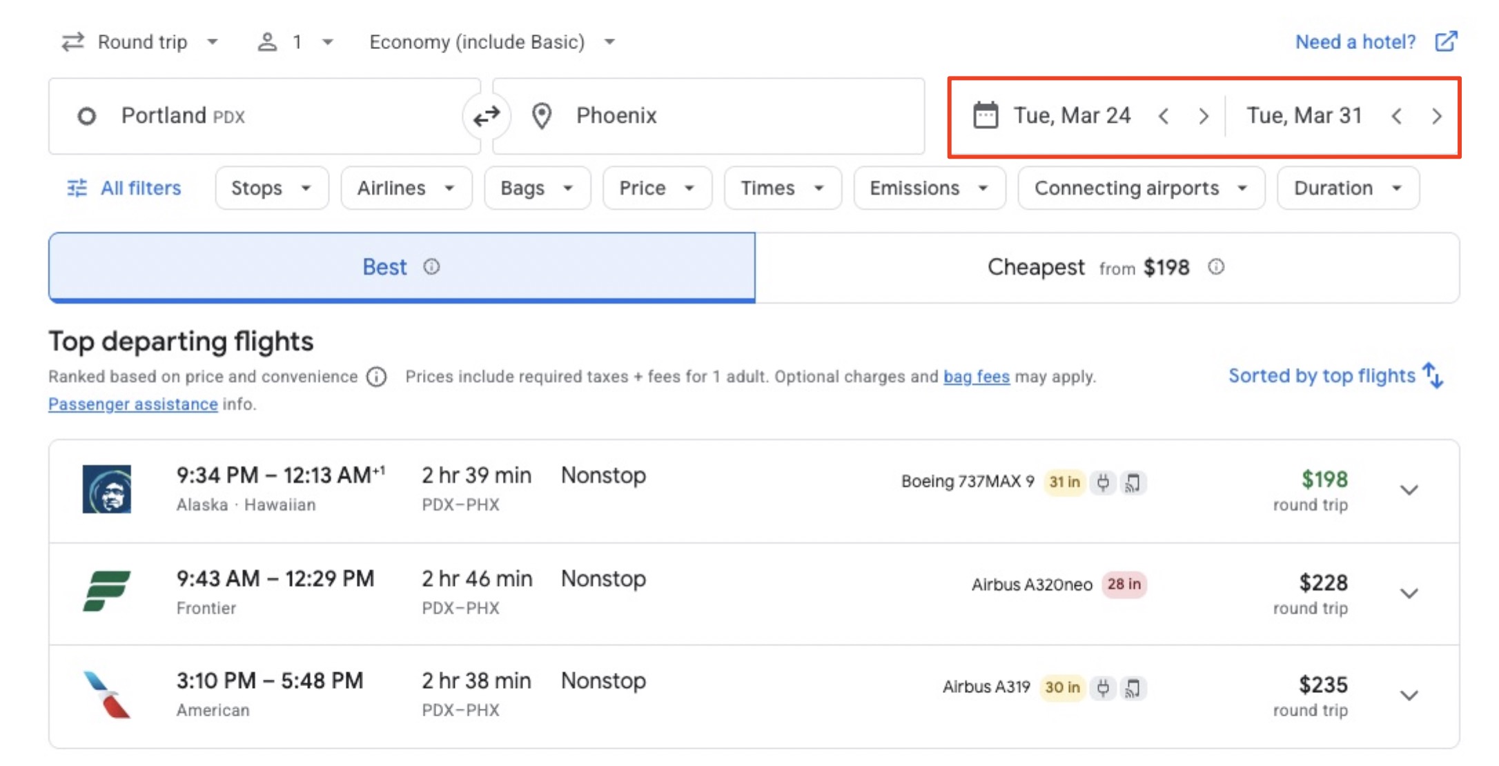 How You Can Still Save on Spring Break Flights for 2026 2 Tuesday to Tuesday spring break flight example