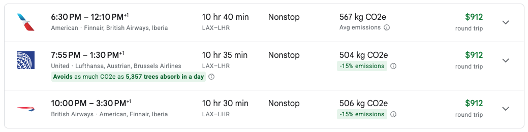 The #1 Trick to Saving on Flights to Europe 17 LAX to LHR Google Flights options