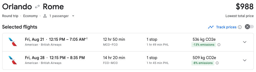 The #1 Trick to Saving on Flights to Europe 18 MCO to FCO