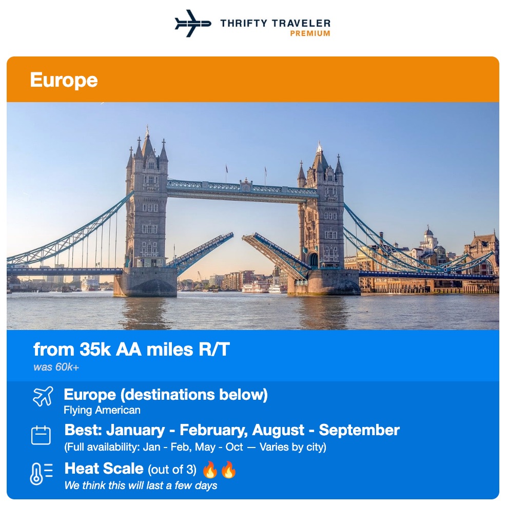 Airlines Didn't Really End Change Fees - They Just Rebranded 4 thrifty traveler premium deal to europe for 35,000 miles