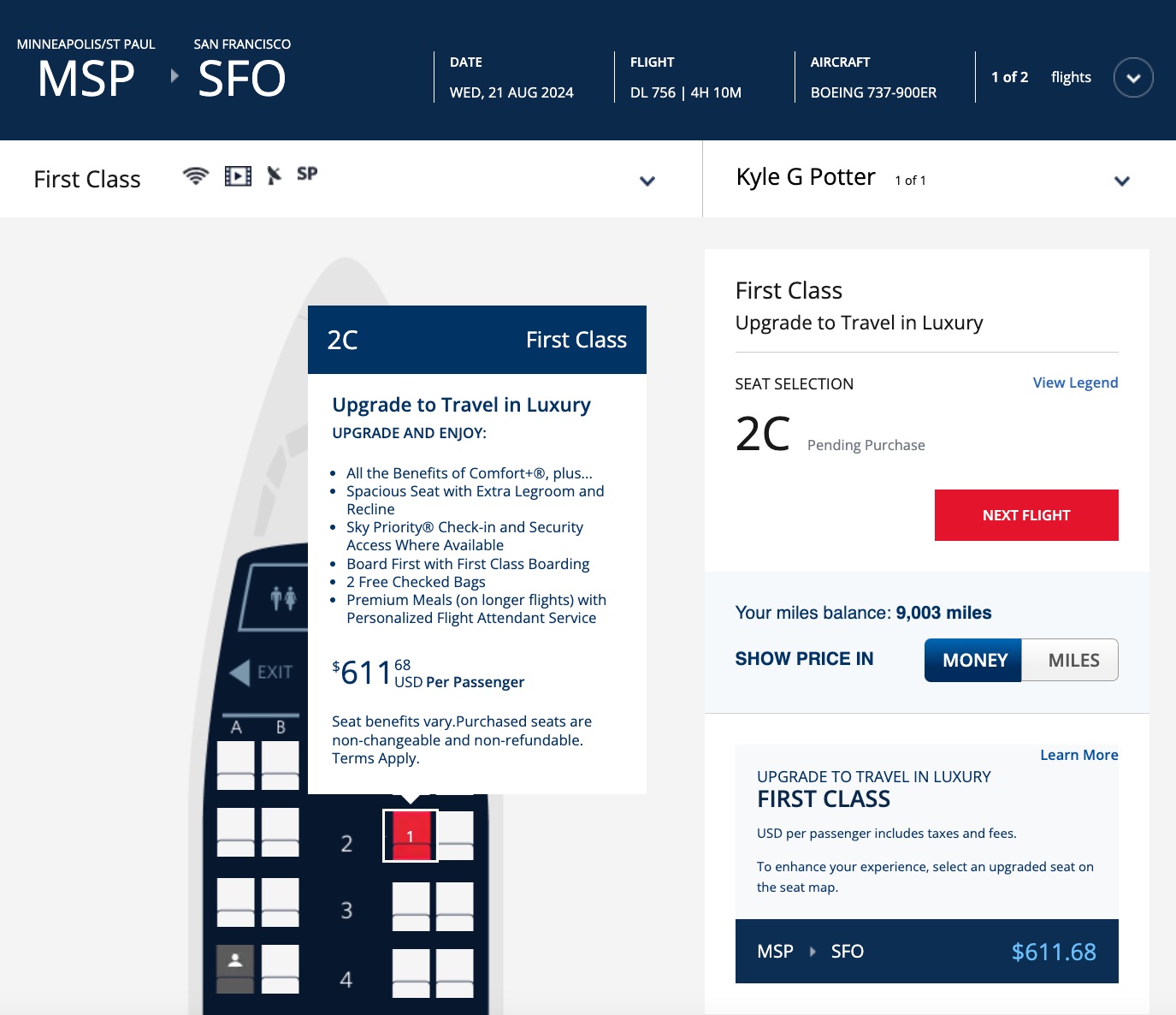 upgrade chart with Delta
