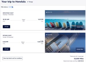 Minneapolis to Hawaii with Flying Blue miles